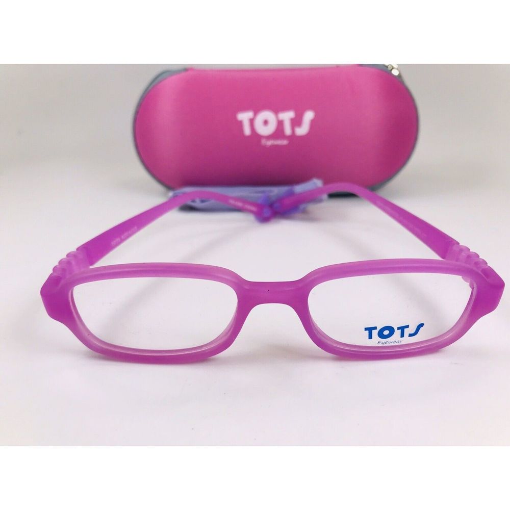 New TOTS Violet MIRACLE Eyeglasses for KIDS 43mm with Case & Strap